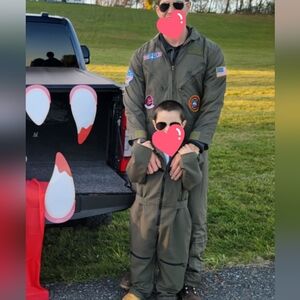 Father son Topgun Halloween Costumes